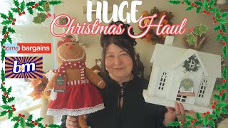 🎄HUGE CHRISTMAS HAUL🎄  HOME BARGAINS amp BampM NEW IN [upl. by Solis]