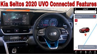 Kia Seltos 2020 UVO Connected Features  UVO App  Infotainment System All Features Explained [upl. by Aural]