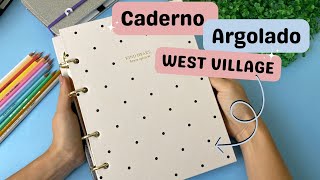 CADERNO ARGOLADO WEST VILLAGE 2024 NOVIDADE DA TILIBRA VEM CONFERIR  STATIONERY STUDYGRAM [upl. by Idnib]