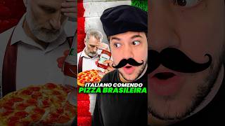 italiano comendo pizza no BRASIL livedobrino humor MundinhoBrino [upl. by Eiramanig]