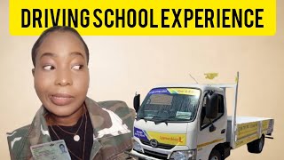 DRIVING SCHOOL EXPERIENCE South African Youtuber [upl. by Alyat688]