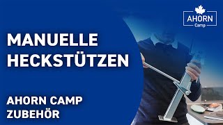 Manuelle Heckstützen am Wohnmobil  Ahorn Camp Zubehör [upl. by Micky]