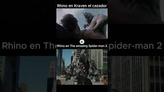 👉Rhino en Kraven👈 cinefilos curiosidades superheroes marvel spiderman spiderverse deadpool3 [upl. by Noemad]