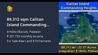 89312 sqm Calitan Island Commanding Heights in El Nido [upl. by Bridwell109]