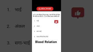 Blood Relation Reasoning [upl. by Ahsat565]