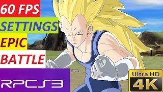 PS3 Emulator RPCS3 Dragonball Raging Blast 60 FPS SettingsFPS BoostBEST SETTINGSCONFIGURATION [upl. by Annaoj895]