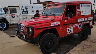 MOTUL DAKAR CLASSIC VINTAGE VEHICLE PRE Y2K CLASS AT 2023 RALLY RAID [upl. by Bertero449]