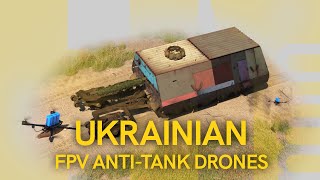 H1MIN UKRAINIAN FPV ANTITANK DRONES [upl. by Lourie]