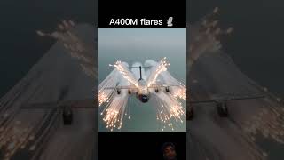 ac 130 flares A400M flaresshorts [upl. by Ahsinnod]