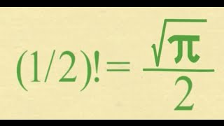 What Is The Factorial Of 12 SURPRISING 12  √π2 [upl. by Finella]