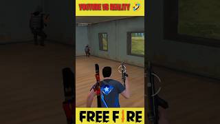 YOUTUBE VS REALITY🤣PART2  freefire trending ytshorts shorts funny fshorts MOBTRASHORTS [upl. by Aubin689]