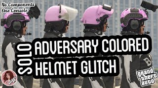 GTA5  Outfit Glitches SOLO ADVERSARY HELMET GLITCH Female amp Male [upl. by Adnilg]