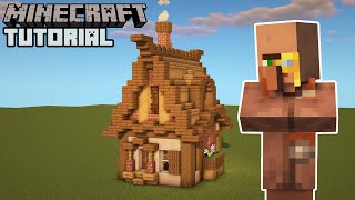 Minecraft  Cartographers House Tutorial Villager Houses [upl. by Aihcropal]