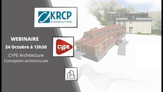 Webinaire CYPE Architecture Conception architecturale [upl. by Sedaiuqlem]