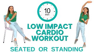 Low Impact Cardio Workout  10 Minute at Home Workout [upl. by Ernesta]