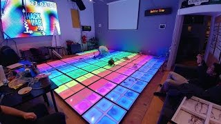 Interactive LED Dance Floor  From Start to Finish [upl. by Nevlin]