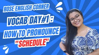 How to Pronounce Schedule in English  British vs American Pronunciation [upl. by Riedel]