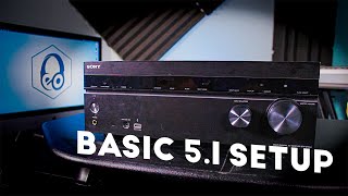 BASIC 51 SYSTEM SETUP  Home Theater Basics  Sony Klipsch [upl. by Ayra336]