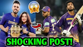 Nitish Rana Wife SHOCKING Post after KKR Exit 😱 Nitish Rana RR IPL Mega Auction Cricket News [upl. by Nil]