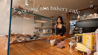 FIRST TIME WORKING AT A BAKERY CAFE IN SYDNEY GOPRO VLOG [upl. by Tacklind938]