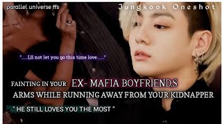 JkoneshotFainting in your Ex mafia boyfriends arms after running away from your kidnappers [upl. by Prosper574]