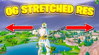 How To Get STRETCHED RESOLUTION in Fortnite on PC 🛠️ Best Fortnite OG Season Resolution [upl. by Lantz]