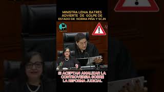 LENIA BATRES ADVIERTE DE GOLPE DE ESTADO DE NORMA PIÑA [upl. by Tuhn]