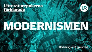 Litteraturepoken modernismen förklarad  SVENSKA  Gymnasienivå [upl. by Trabue]