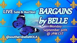 Sale Auction  BARGAINS BY BELLE  Come shop chat amp bid from the comfort of home [upl. by Russo476]