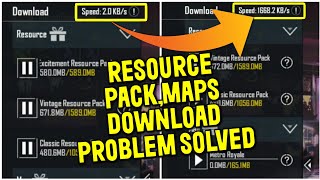 HOW TO SOLVE NOT DOWNLOADING RESOURCES IN PUBG MOBILE [upl. by Nolasba]