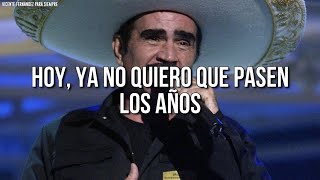 Vicente Fernández  Cuando Yo Quería Ser Grande LetraLyrics [upl. by Alimac]