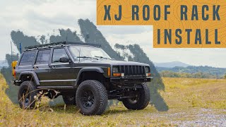 Jeep XJ Overland Rack  How to Install [upl. by Anisirhc]