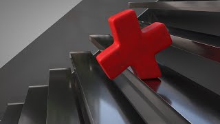 X Pentomino  Softbody Simulation ❤️ C4D4U [upl. by Rumery627]