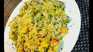 How to make Seasoned Rice by Chef Carlton [upl. by Plusch]