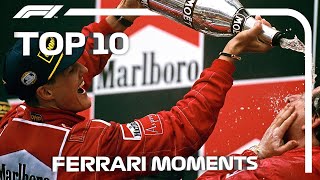 Top 10 Ferrari Moments [upl. by Ivo14]