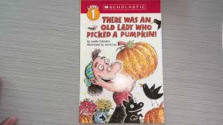 There Was An Old Lady Who picked A Pumpkin by Lucille Colandro for scholastic is a Halloween book [upl. by Niknar]