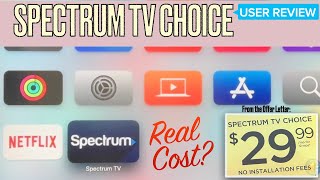 Spectrum TV Choice FULL Costs Review [upl. by Noraed]