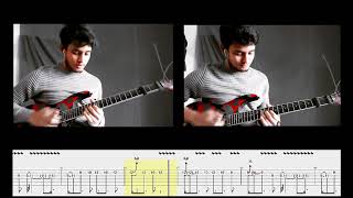 Warfaze  Shomoy Guitar Solos Cover with Tab [upl. by Shira]