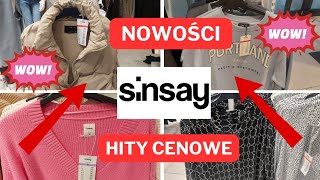 SINSAY‼️CUDNE NOWOŚCI 🔥NOWY PRZEGLĄD PÓŁEK🔥NAJNOWSZA KOLEKCJA👌ŚWIETNE KOSZULE  BLUZY  WYPRZEDAŻ ‼️ [upl. by Eerahs400]