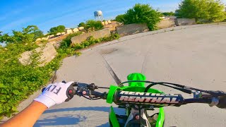 Urban EXPLORING On KX250F [upl. by Iver]