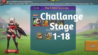 Lords mobile Challange stage 118 f2pThe fittest survives challange stage 118 [upl. by Lauter]