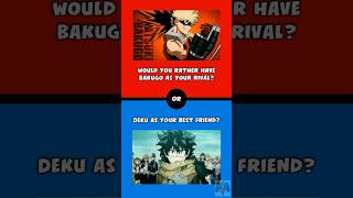 My Hero Academia Would You Rather Challenge Choose Your Quirk myheroacademia woulyourather [upl. by Cher]