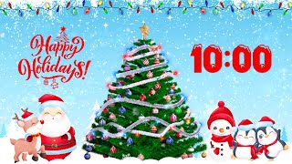 10 Minute Christmas Timer 🎅☃️❄️🎄 [upl. by Ingra575]