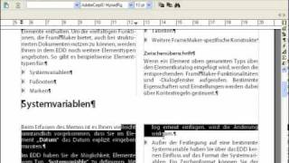 Formateinstellung Seitenumbruch  FrameMaker 8 Episode 45 [upl. by Markland]