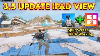 35 Update IPAD View New Trick Spilt Screen Working 100 PUBG Mobile xadilyt ipadview [upl. by Sldney550]