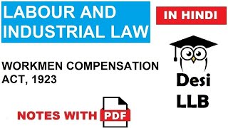 Workmen Compensation Act [upl. by Valma]