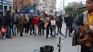 Jacob Koopman puts on a show for the Grafton Street crowd [upl. by Lellih]