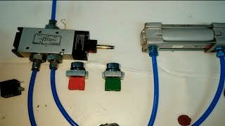 Solenoid valve working and connection practically [upl. by Llimaj614]