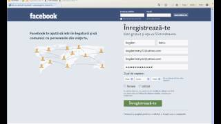 Cum sa faci un cont pe facebook [upl. by Mufinella]