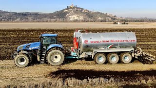 New Holland T8390  Crosetto  BREZZI FARM [upl. by Gazo178]